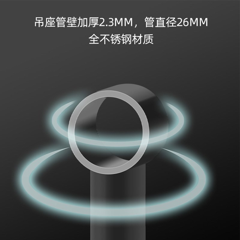 晾衣杆阳台顶装固定式晾衣架黑色杆子晒衣杆单杆吊顶凉衣捍吊杆式