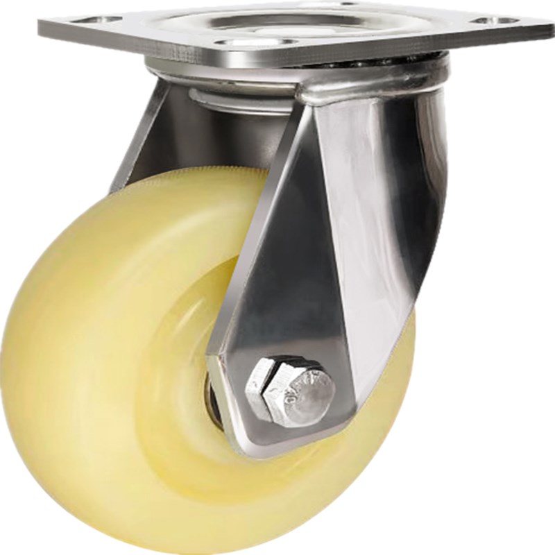 重型不锈钢尼龙脚轮4寸5寸6寸8寸万向轮刹车轮手推车轮