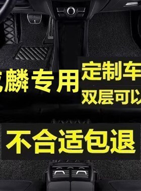 适用于09 10 11年老款奇瑞威麟X5  IV5丝圈全包围汽车脚垫双层防