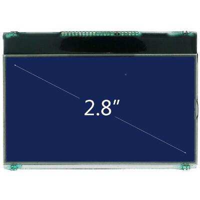 超薄2.8LCD1形2864液晶屏/128xC64图寸ERC12864点阵OG液晶模块/蓝