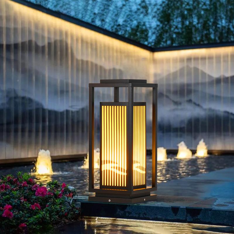 太阳能草灯庭院灯观灯园别墅公园坪小区花户外防景水新中式MF-CPD