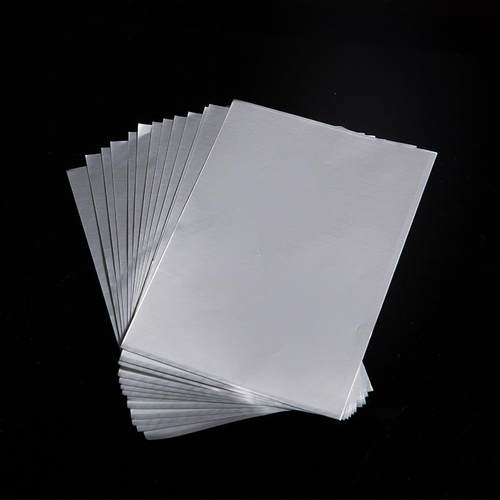 实验用品耐溶铝箔可穿耐高温热刺封膜易撕无剂VDH初粘铝箔片工厂