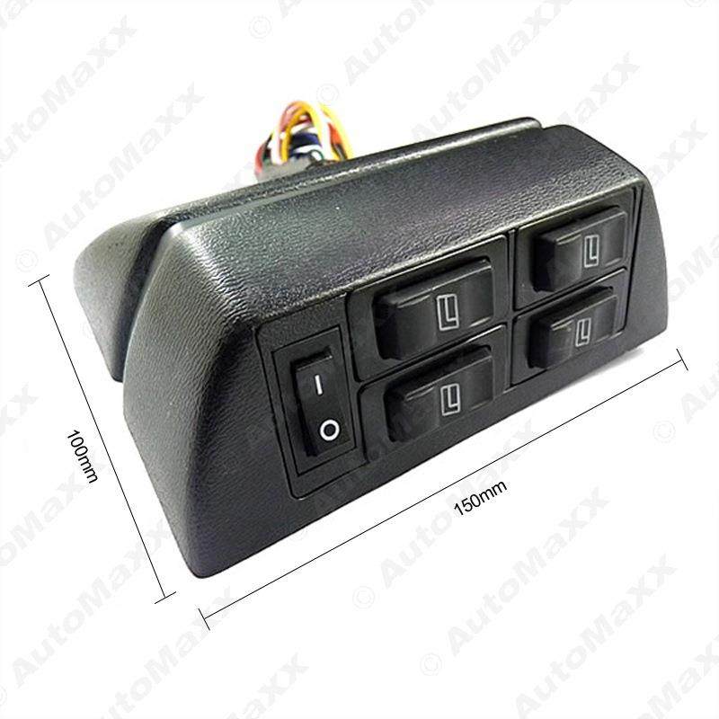 汽车通用4门8动车窗开关车窗璃升降器电动电2469窗翘板式开关12V2