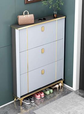 超薄鞋17cm经济型家小IAL用口轻奢门多功能收纳柜柜窄翻斗式户型