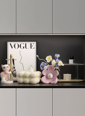 创意木质台历摆件桌面装饰品办公室F书房客厅摆设乔迁新居礼物礼