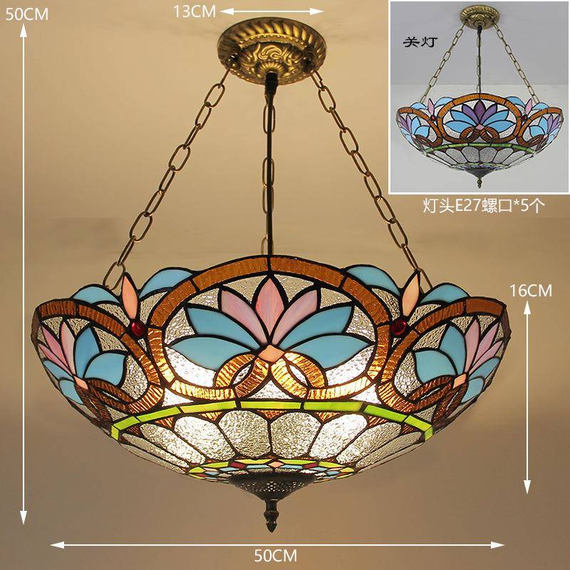 包欧式创邮意入吊灯玄复古餐厅美式客厅过72005道走廊关户阳台反