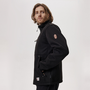 Free 冬加厚牛津布复合羊羔绒外套 Country男士