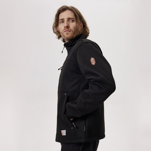 Free Country男士冬加厚牛津布复合羊羔绒外套