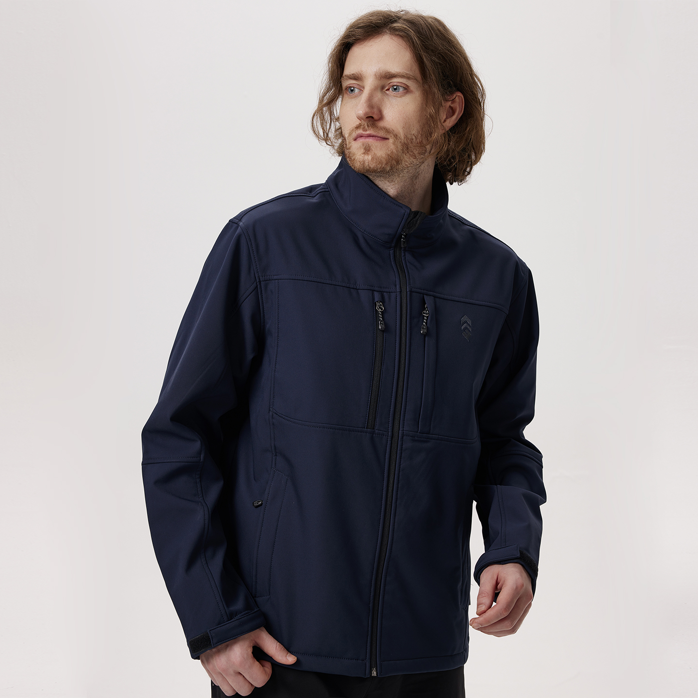 Free Country男士冬立领四面弹保暖摇粒绒上衣外套