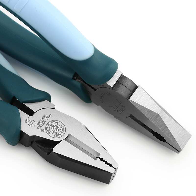 原装日本TTC钢丝钳TP-200HG 175 150进口平口老虎钳 平嘴剪钳工具