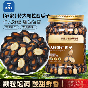 话梅味西瓜子五香味500g黑瓜子休闲零食网红坚果炒货新货大颗粒