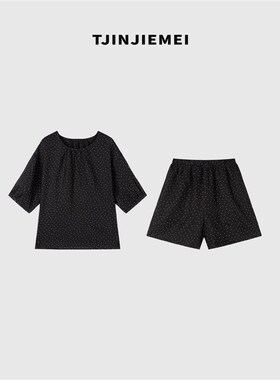 T井姐妹【波点套装】夏季时尚气质优雅显瘦套装TZ2504-25088