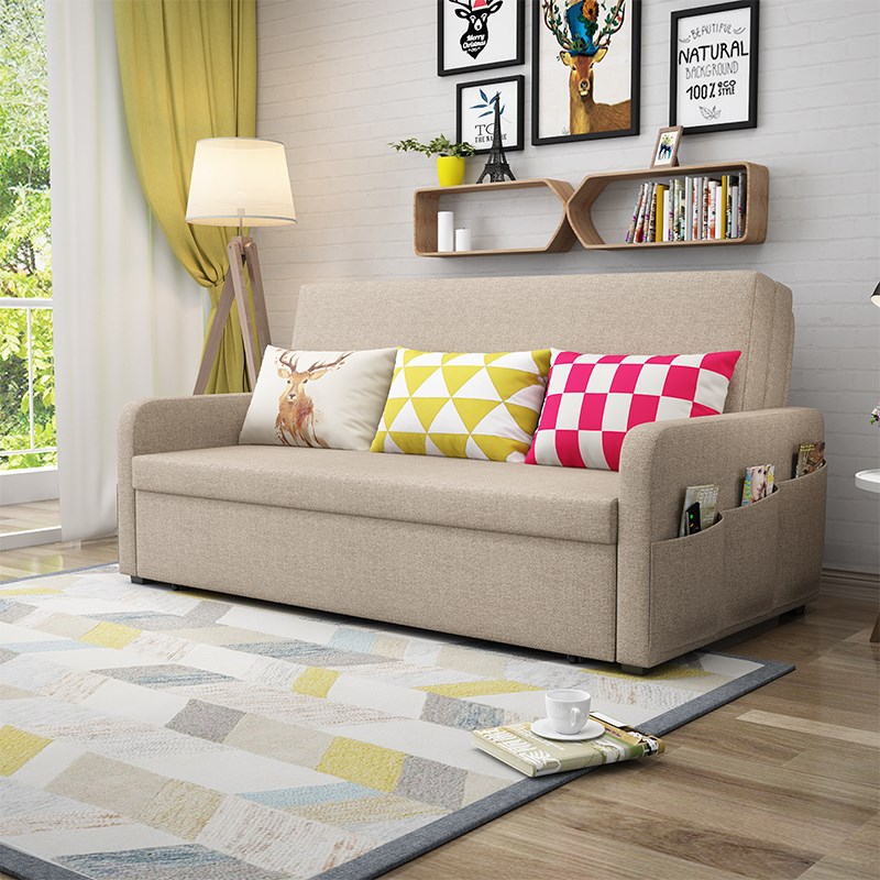 沙发床两用可折叠双人1.5米三人1.8米多功能储物小户型折叠沙发床