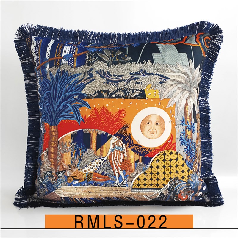 流苏抱枕法式欧式酒店奢华毛绒沙发靠垫套45x45欧式样板房间包邮