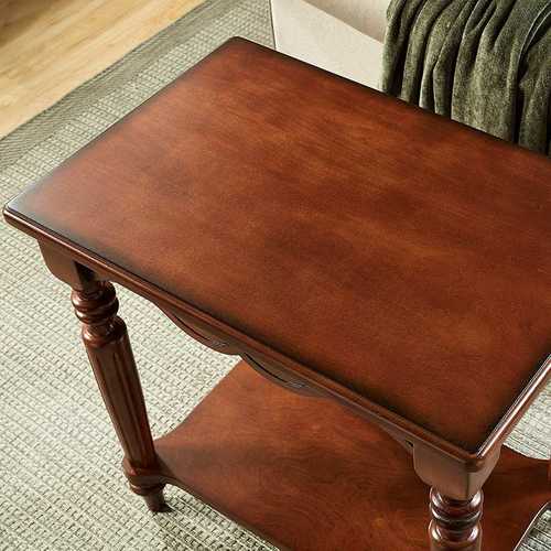 沙发边几美式角几客厅沙发柜边柜床头桌欧式小茶几花几迷你小桌子