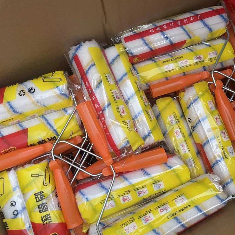 整件滚筒刷 中毛短毛乳胶漆涂料油漆滚筒刷 边角小滚筒