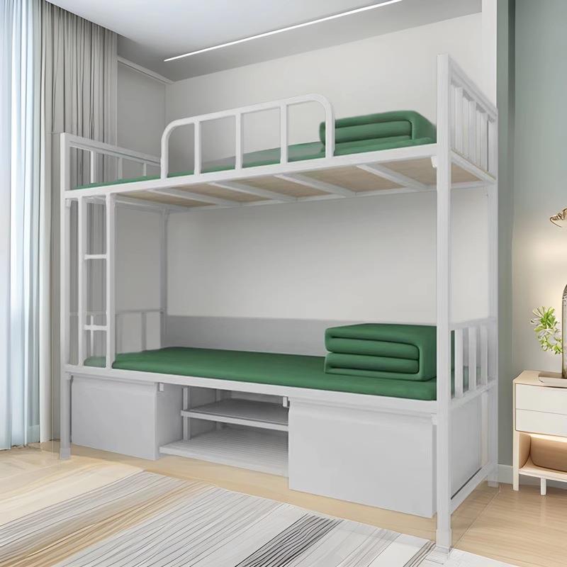 公寓上下铺铁床学生宿舍床双层员工架子床双人高低铁架床