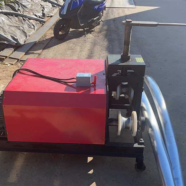 大型电动卧式液压弯管机89型 槽钢粗管滚圆机 金属管材弯曲机械