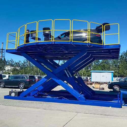 大型汽车升降舞台 汽车举升机固定剪叉式升降机 大型液压升降平台