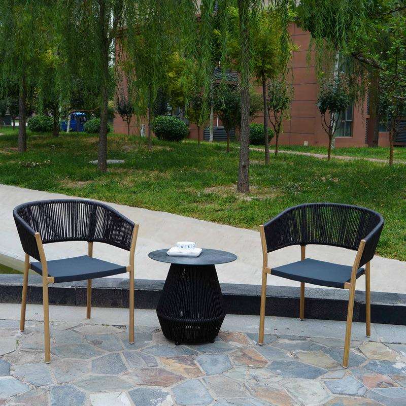 户外桌椅休闲组合庭院藤椅咖啡厅奶茶店藤椅子室外露天露台茶几