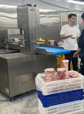 W达瑞宝CE标准全自动锯骨机伺服马达大功率锯骨机带骨猪大排切割