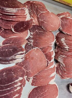 W牛肉培根火腿切片砍排骨机多功能砍排机猪大排鱼肉冻肉切片机