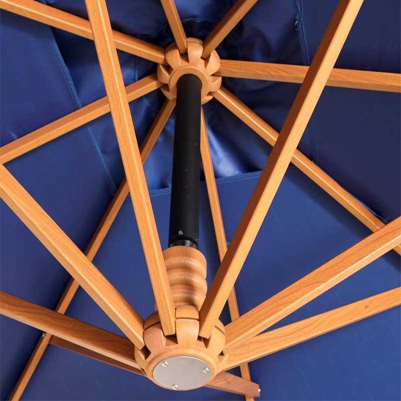 户外伞遮阳伞庭院伞小区花园露台大太阳伞商用室外吊伞7字伞七字