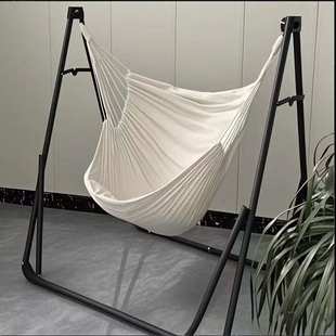 带支架加厚帆布户外摇篮秋千寝室庭院进口可折叠睡网吊床