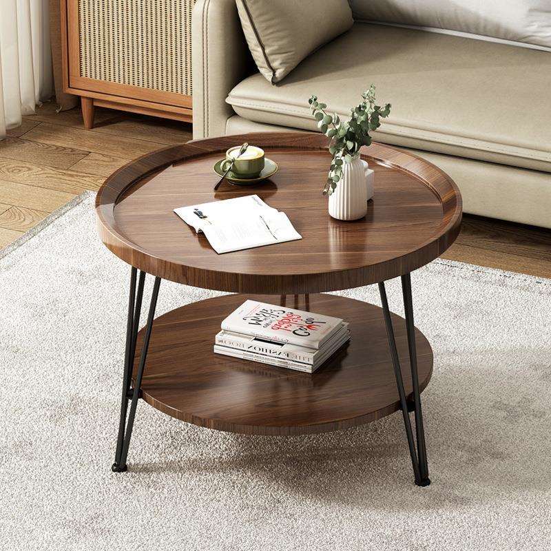 小茶几客厅现代简约圆桌子沙发边几租房家用床头桌简易卧室小茶桌