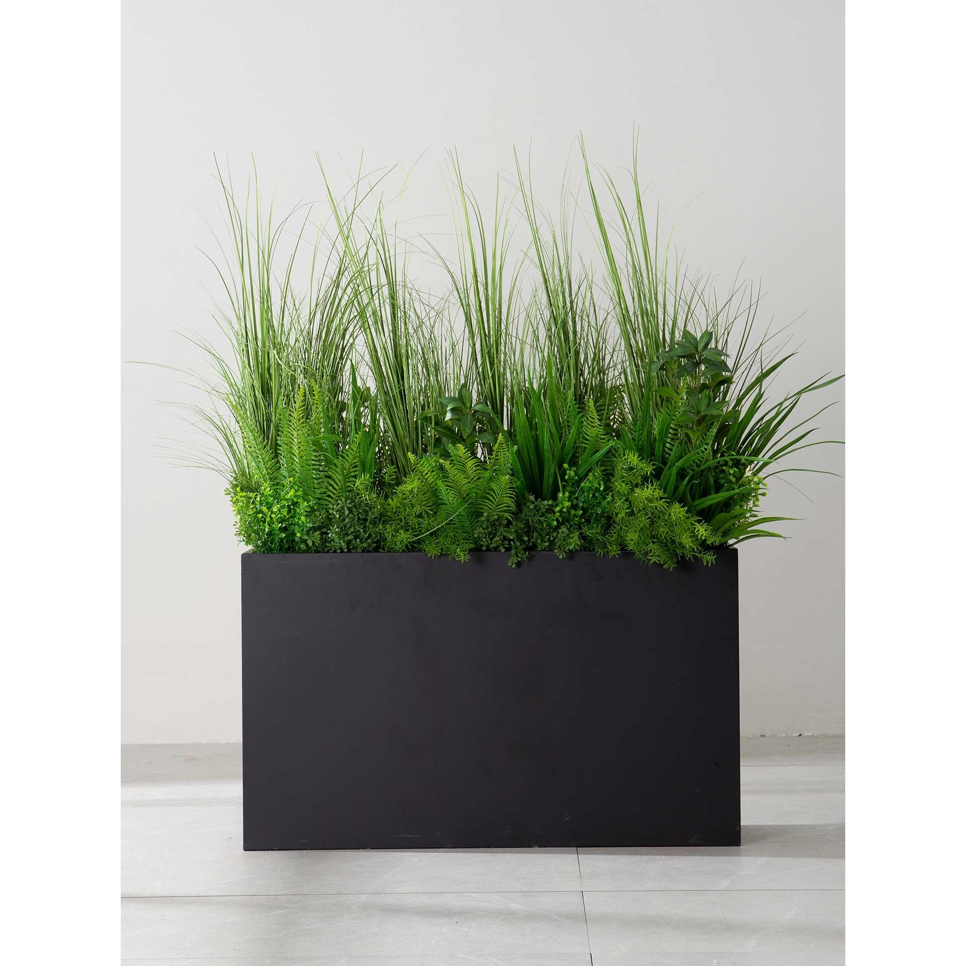 绿植造景芦苇野草花箱花槽隔断遮挡花丛拍照打卡草丛软装插花