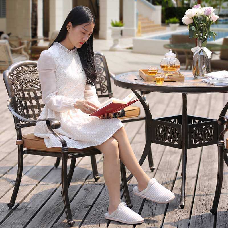 室外铸铝户外桌椅组合别墅庭院休闲喝茶露天台花园防水大理石家具,电子元器件市场,其它元器件,淘宝优惠券,粉丝福利购,淘宝优惠卷