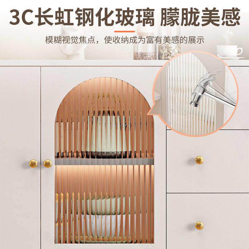 餐用边柜柜收纳餐具柜子储物柜734客厅多能家置物橱柜碗靠墙功茶