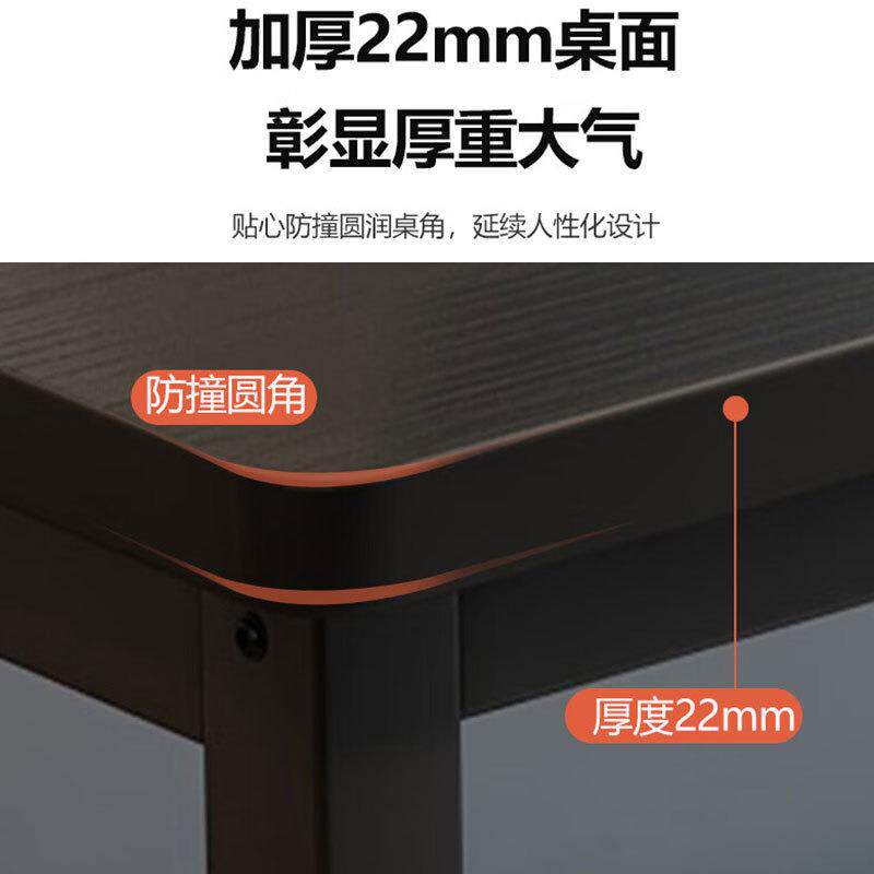 跨境台式长电脑桌单人方形子厂家源头家用电卧室办公学习桌桌竞桌