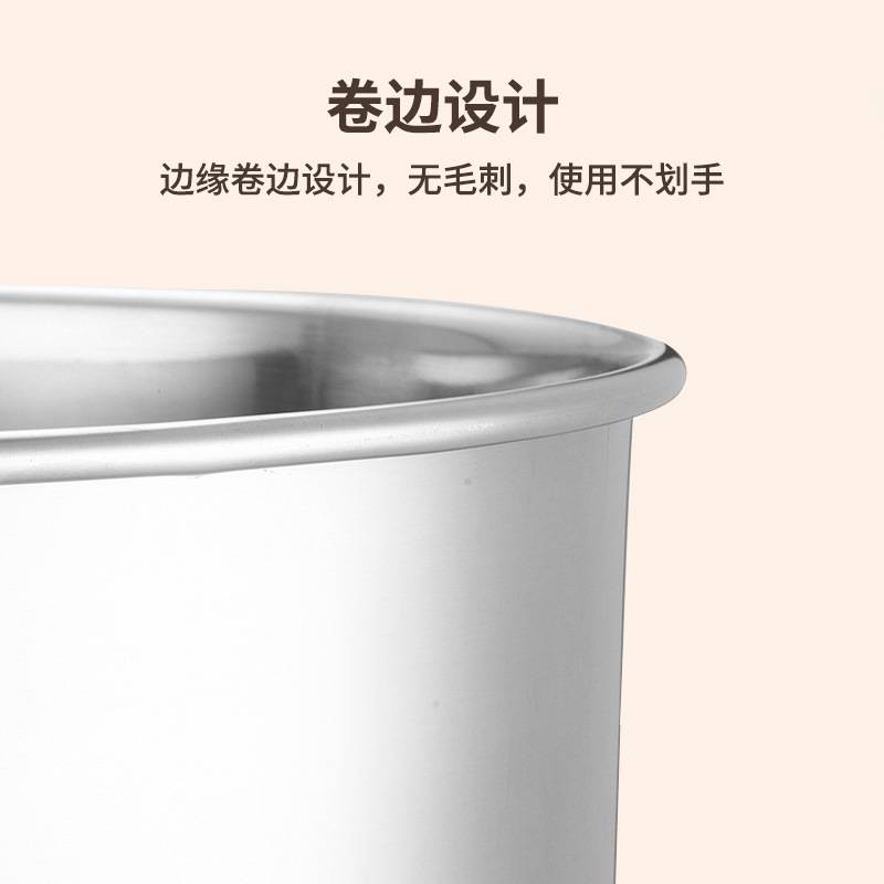 不锈钢提桶冰桶装水铁桶酒店餐厅手提式大储汤桶冰块商用大容量