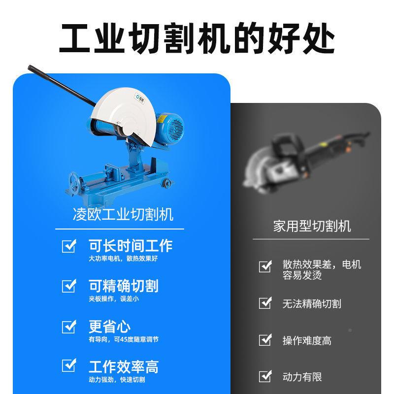凌相欧400型大率839钢材型材方管单功工业级重型三相2.2/3/4KW切图片