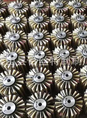 φYPX220mm*H200打m砂光轮砂光刷m木抛光材磨白粽扫棕刷毛刷辊