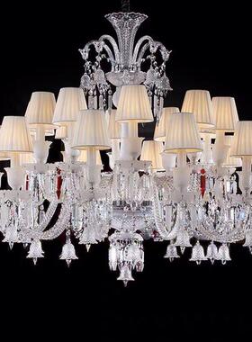 欧式水室晶吊灯客厅餐卧酒店灯奢华大气别墅大厅厅l灯e232d吊灯