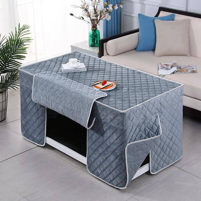 炉加绒加厚烤火桌TTqxgfuq子罩家套长方形桌布用烤火升降几电炉罩