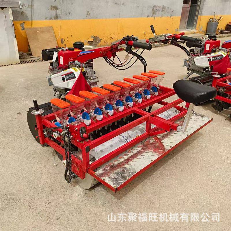 汽自走式蔬菜播种卜机香菜菜萝点白播油机桔梗柴胡KTW白术种植机