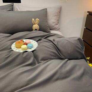 5IJO被套单件150水棉三被春秋单人洗学生宿舍纯色双人200单F765S7