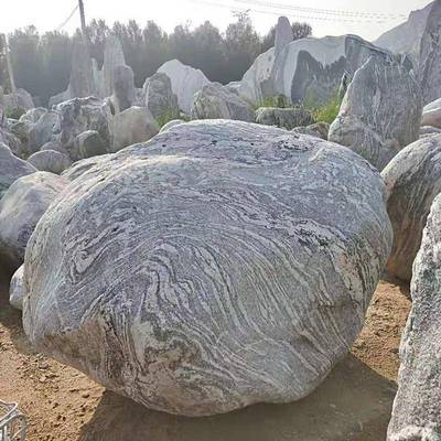 石景观置厂家水冲石用草坪湖边园于林河道摆放河泰山211冲石