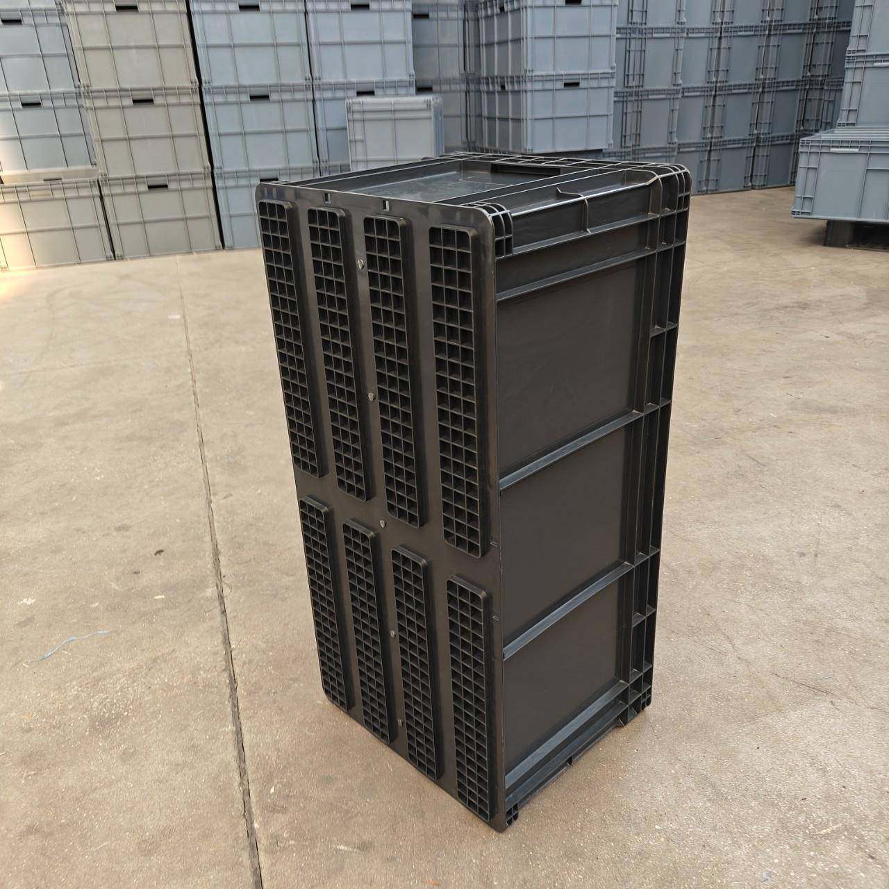 黑色周0转箱加厚物流箱养箱塑料80*4箱BPD00*4龟0,包装,塑料周转箱,淘宝优惠券,粉丝福利购,淘宝优惠卷