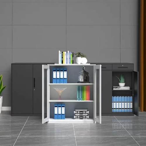 办公室抽屉小物柜矮带锁凭证顶柜柜档案柜移门柜铁皮储YJZZBAG-柜