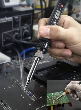 A-B/不凡83家6调温电烙铁套装学203恒温控温F用手机焊接工具60W生