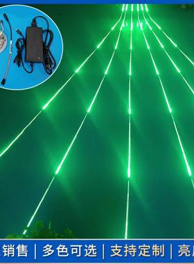 厂销10米蓝色流水追光全亮灯条 LED长条七彩灯管 12V柔性霓虹灯带