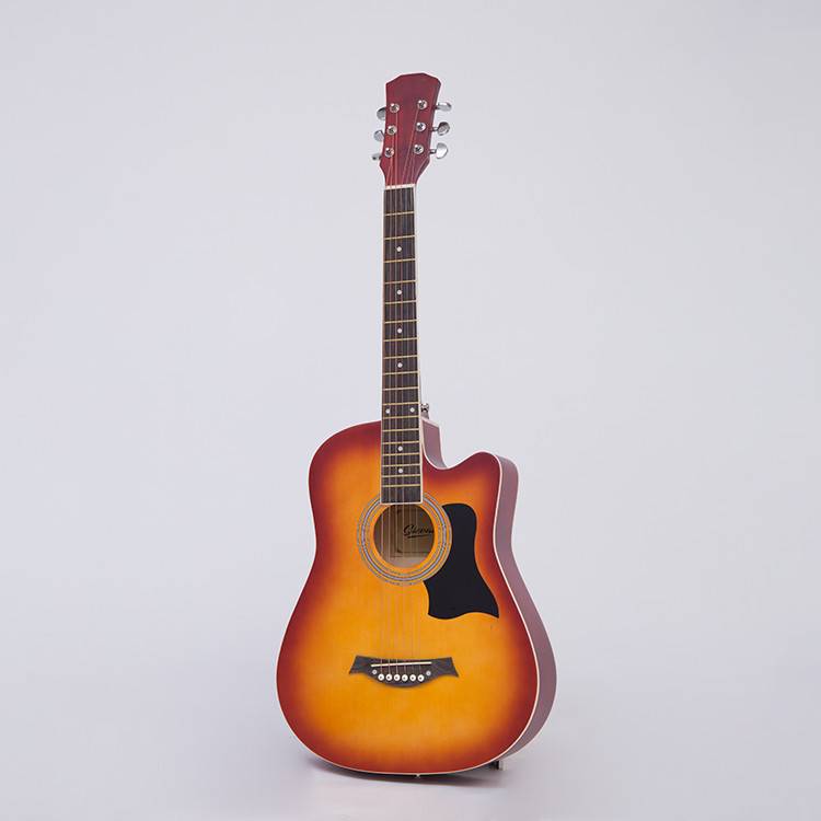 【实力真工厂】38寸单板云杉木包边哑光亮光抛光吉他民谣木Guitar