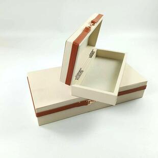 厂家简约新中式装yl019围板条绒布盒酒房店样居装饰家品收纳摆件