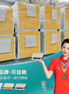 包送玻镁岩棉夹芯板无TYS车间工中空玻镁货夹芯板净程尘化板