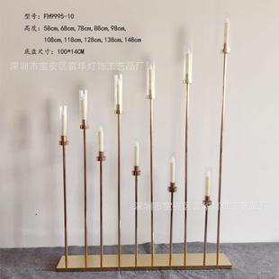 跨境饰婚庆道具10头步步创高路FH9995引舞台意装烛用台布置婚礼品