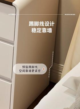 2妆0新款2小842户型梳台卧室奶油风560cm现代简约轻奢化妆桌斗柜